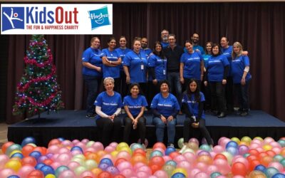 KidsOut & Hasbro host Christmas Party for 100 Children