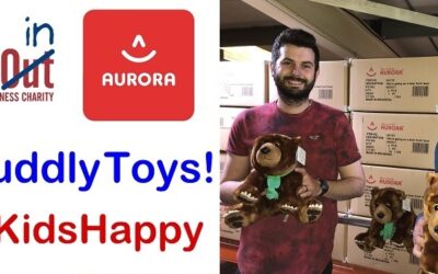 KidsOut receives 8,000 cuddly bears from Aurora!