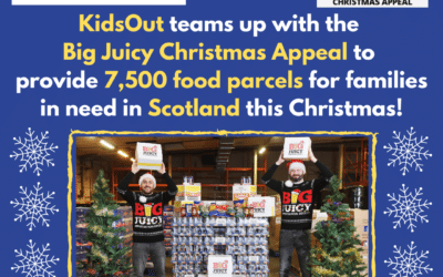 KidsOut teams up with the Big Juicy Christmas Appeal to support families in Scottish refuges!