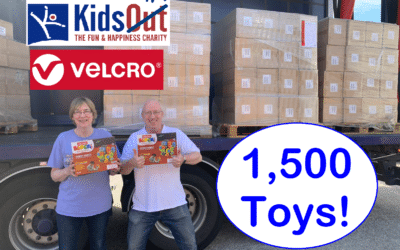 KidsOut receives 1,500 toy robots from Velcro Companies