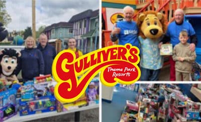 Visitors to theme parks receive discounted entry in return for toys