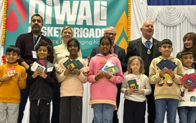 KidsOut and Diwali Basket Brigade brighten Birmingham refuges for Diwali